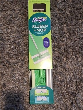 Swiffer Sweep + Mop Kit in Bright Green